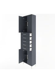 Arges Dolap 4 Raflı 5 Çekmeceli 4 Kapaklı 60x30x243 - S32M095V5A