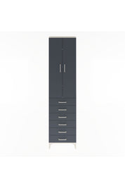 Arges Dolap 4 Raflı 6 Çekmeceli 2 Kapaklı 60x30x243 - S32M096V2A