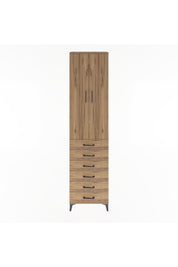 Arges Dolap 4 Raflı 6 Çekmeceli 2 Kapaklı 60x30x243 - S32M096V9A
