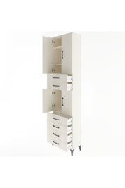 Arges Dolap 4 Raflı 6 Çekmeceli 4 Kapaklı 60x30x243 - S32M097V1A
