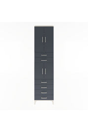 Arges Dolap 4 Raflı 6 Çekmeceli 4 Kapaklı 60x30x243 - S32M097V2A