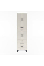 Arges Dolap 4 Raflı 6 Çekmeceli 4 Kapaklı 60x30x243 - S32M097V4A