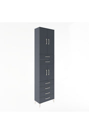 Arges Dolap 4 Raflı 6 Çekmeceli 4 Kapaklı 60x30x243 - S32M097V5A