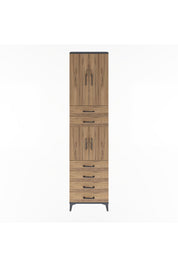 Arges Dolap 4 Raflı 6 Çekmeceli 4 Kapaklı 60x30x243 - S32M097V6A