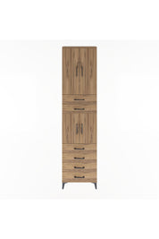 Arges Dolap 4 Raflı 6 Çekmeceli 4 Kapaklı 60x30x243 - S32M097V9A