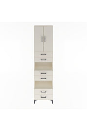 Arges Dolap 5 Raflı 6 Çekmeceli 2 Kapaklı 60x30x243 - S32M098V1A