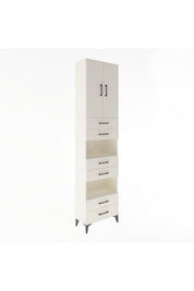 Arges Dolap 5 Raflı 6 Çekmeceli 2 Kapaklı 60x30x243 - S32M098V1A