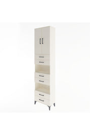 Arges Dolap 5 Raflı 6 Çekmeceli 2 Kapaklı 60x30x243 - S32M098V1A