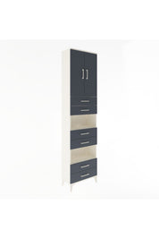 Arges Dolap 5 Raflı 6 Çekmeceli 2 Kapaklı 60x30x243 - S32M098V2A