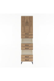 Arges Dolap 5 Raflı 6 Çekmeceli 2 Kapaklı 60x30x243 - S32M098V3A