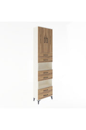 Arges Dolap 5 Raflı 6 Çekmeceli 2 Kapaklı 60x30x243 - S32M098V3A