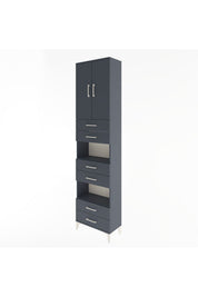 Arges Dolap 5 Raflı 6 Çekmeceli 2 Kapaklı 60x30x243 - S32M098V5A