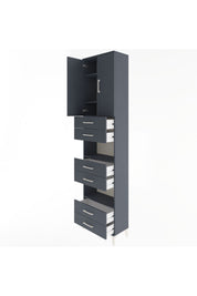 Arges Dolap 5 Raflı 6 Çekmeceli 2 Kapaklı 60x30x243 - S32M098V5A