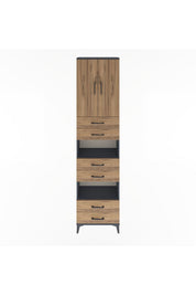 Arges Dolap 5 Raflı 6 Çekmeceli 2 Kapaklı 60x30x243 - S32M098V6A