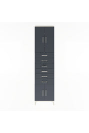 Arges Dolap 3 Raflı 6 Çekmeceli 4 Kapaklı 60x30x243 - S32M099V2A