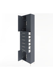 Arges Dolap 3 Raflı 6 Çekmeceli 4 Kapaklı 60x30x243 - S32M099V5A