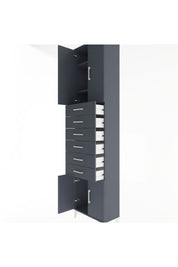 Arges Dolap 3 Raflı 6 Çekmeceli 4 Kapaklı 60x30x243 - S32M099V5A