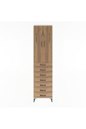 Arges Dolap 3 Raflı 7 Çekmeceli 2 Kapaklı 60x30x243 - S32M100V3A