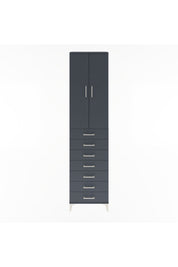 Arges Dolap 3 Raflı 7 Çekmeceli 2 Kapaklı 60x30x243 - S32M100V5A
