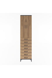 Arges Dolap 3 Raflı 7 Çekmeceli 2 Kapaklı 60x30x243 - S32M100V6A