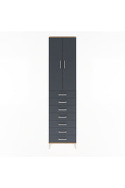 Arges Dolap 3 Raflı 7 Çekmeceli 2 Kapaklı 60x30x243 - S32M100V8A