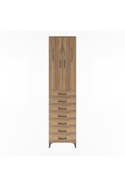 Arges Dolap 3 Raflı 7 Çekmeceli 2 Kapaklı 60x30x243 - S32M100V9A