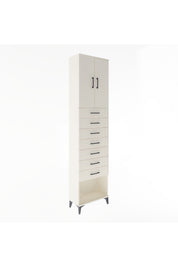 Arges Dolap 2 Raflı 7 Çekmeceli 2 Kapaklı 60x30x243 - S32M101V1A