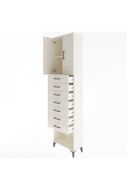 Arges Dolap 2 Raflı 7 Çekmeceli 2 Kapaklı 60x30x243 - S32M101V1A