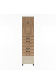 Arges Dolap 2 Raflı 7 Çekmeceli 2 Kapaklı 60x30x243 - S32M101V3A