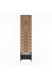 Arges Dolap 2 Raflı 7 Çekmeceli 2 Kapaklı 60x30x243 - S32M101V6A