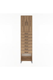 Arges Dolap 2 Raflı 7 Çekmeceli 2 Kapaklı 60x30x243 - S32M101V9A