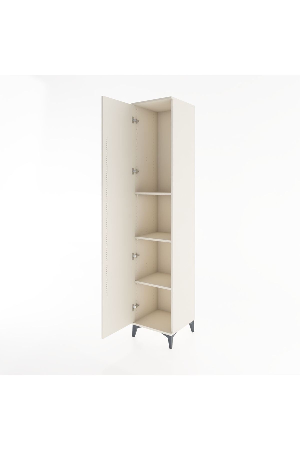 Hyperion Dolap 3 Raflı Tek Kapaklı 44x44x221 - S61M001V1B