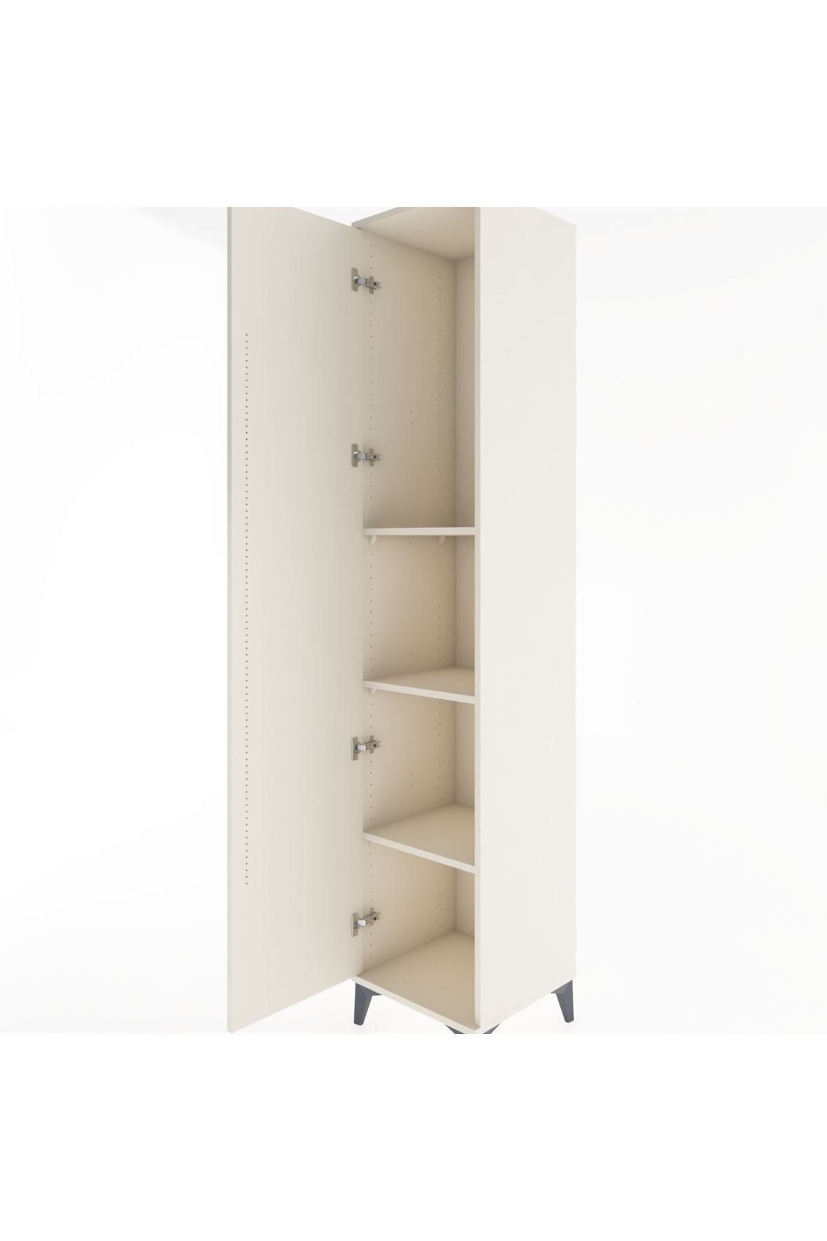 Hyperion Dolap 3 Raflı Tek Kapaklı 44x44x221 - S61M001V1B