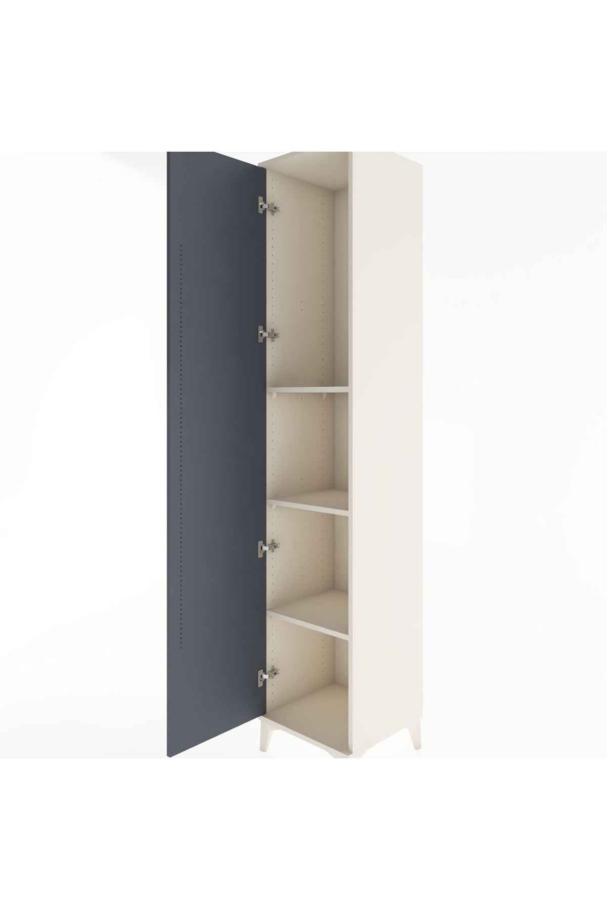 Hyperion Dolap 3 Raflı Tek Kapaklı 44x44x221 - S61M001V2B