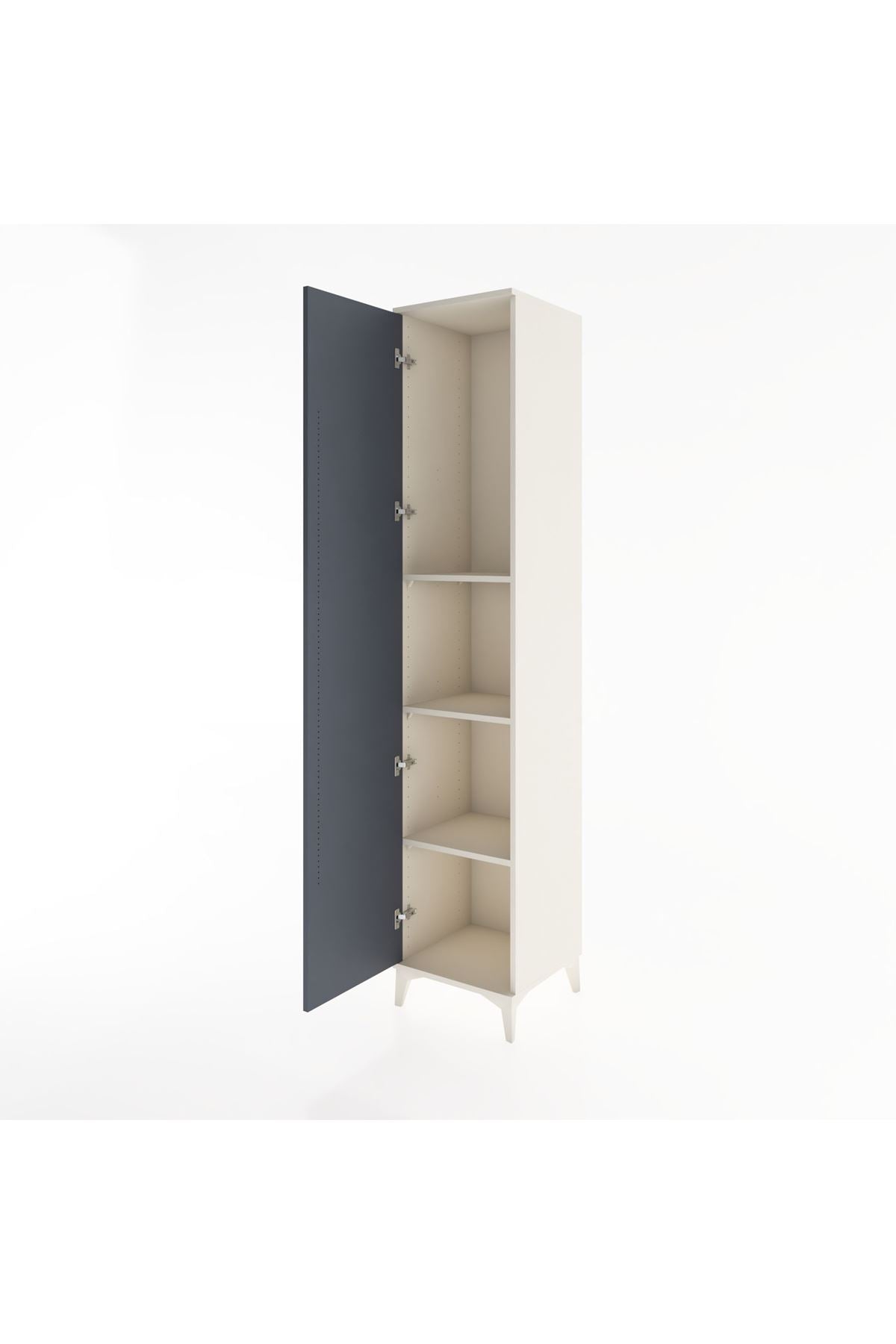 Hyperion Dolap 3 Raflı Tek Kapaklı 44x44x221 - S61M001V2B