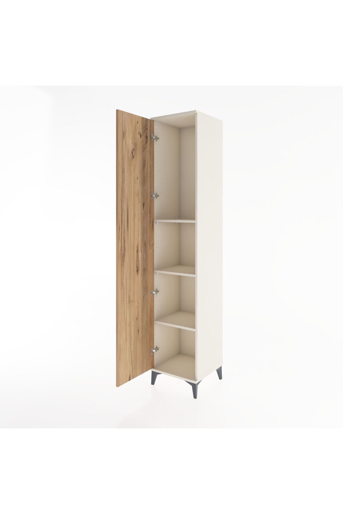 Hyperion Dolap 3 Raflı Tek Kapaklı 44x44x221 - S61M001V3B