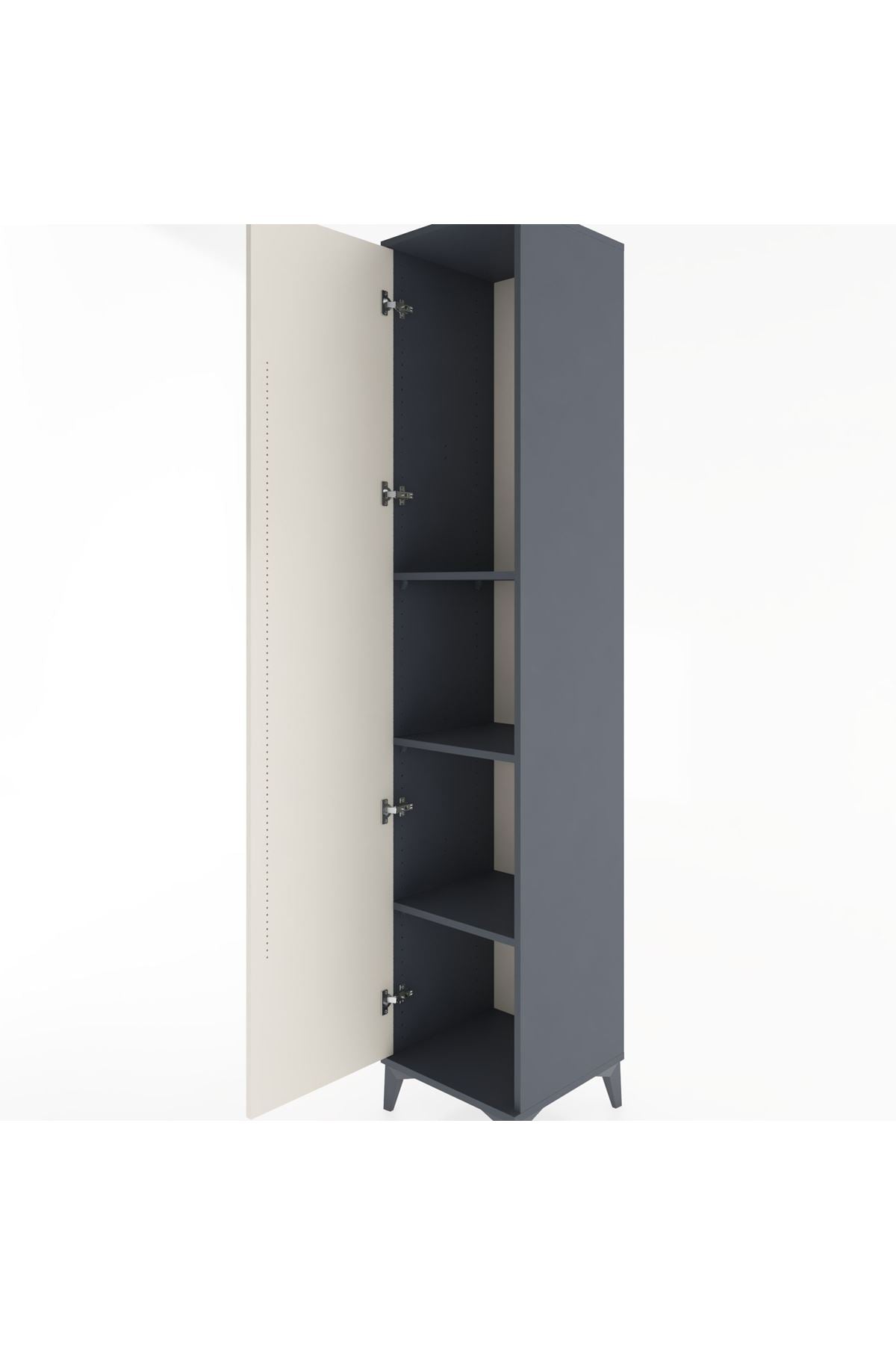 Hyperion Dolap 3 Raflı Tek Kapaklı 44x44x221 - S61M001V4B