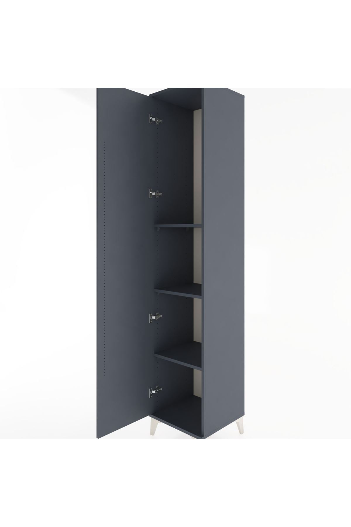 Hyperion Dolap 3 Raflı Tek Kapaklı 44x44x221 - S61M001V5B