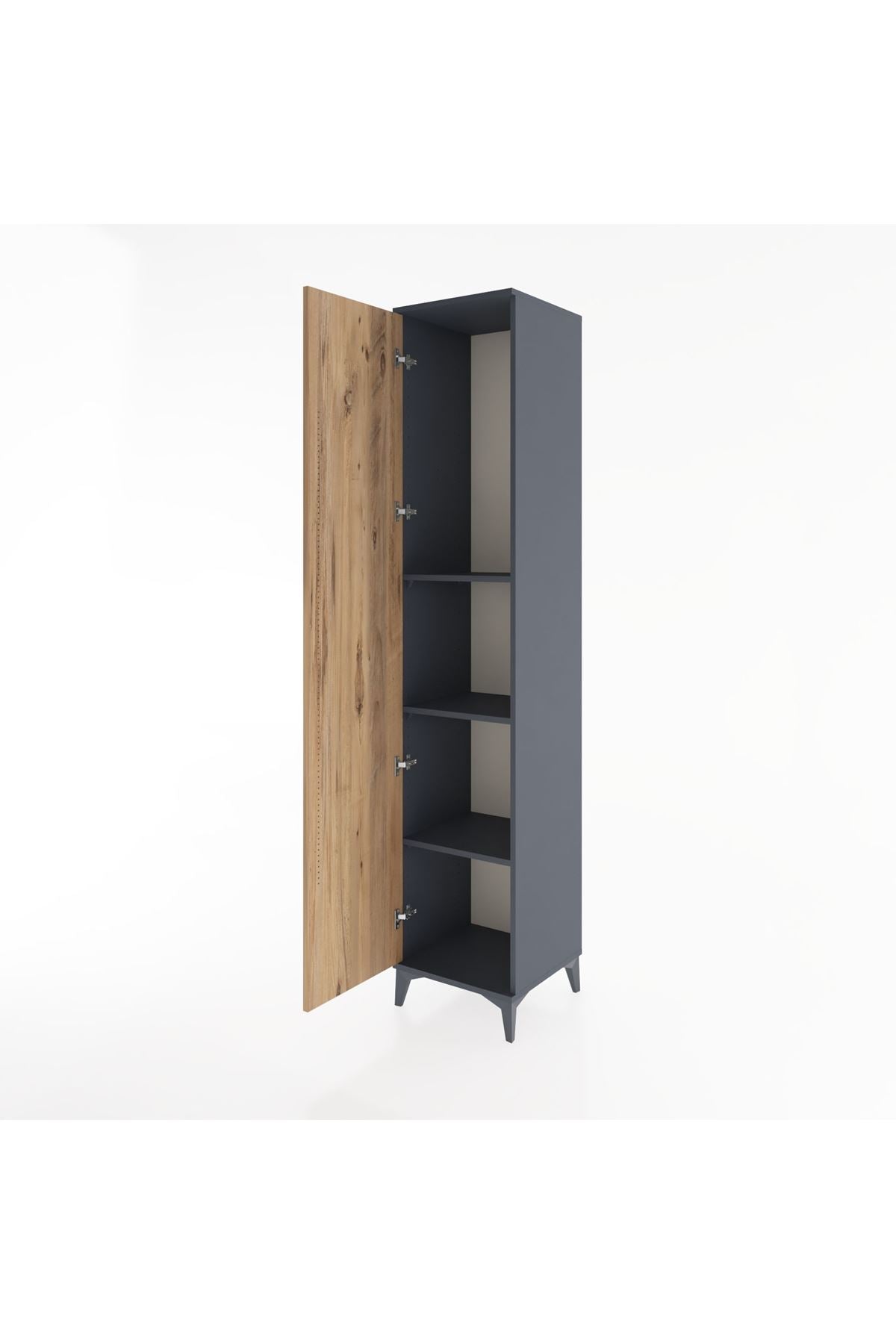 Hyperion Dolap 3 Raflı Tek Kapaklı 44x44x221 - S61M001V6B