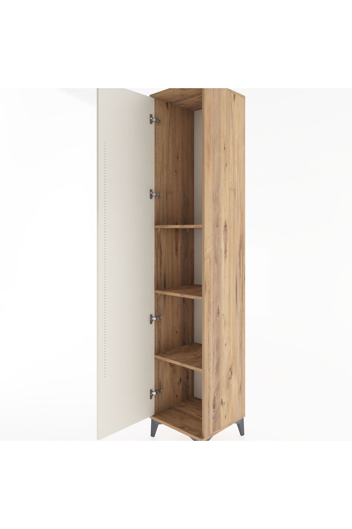 Hyperion Dolap 3 Raflı Tek Kapaklı 44x44x221 - S61M001V7B