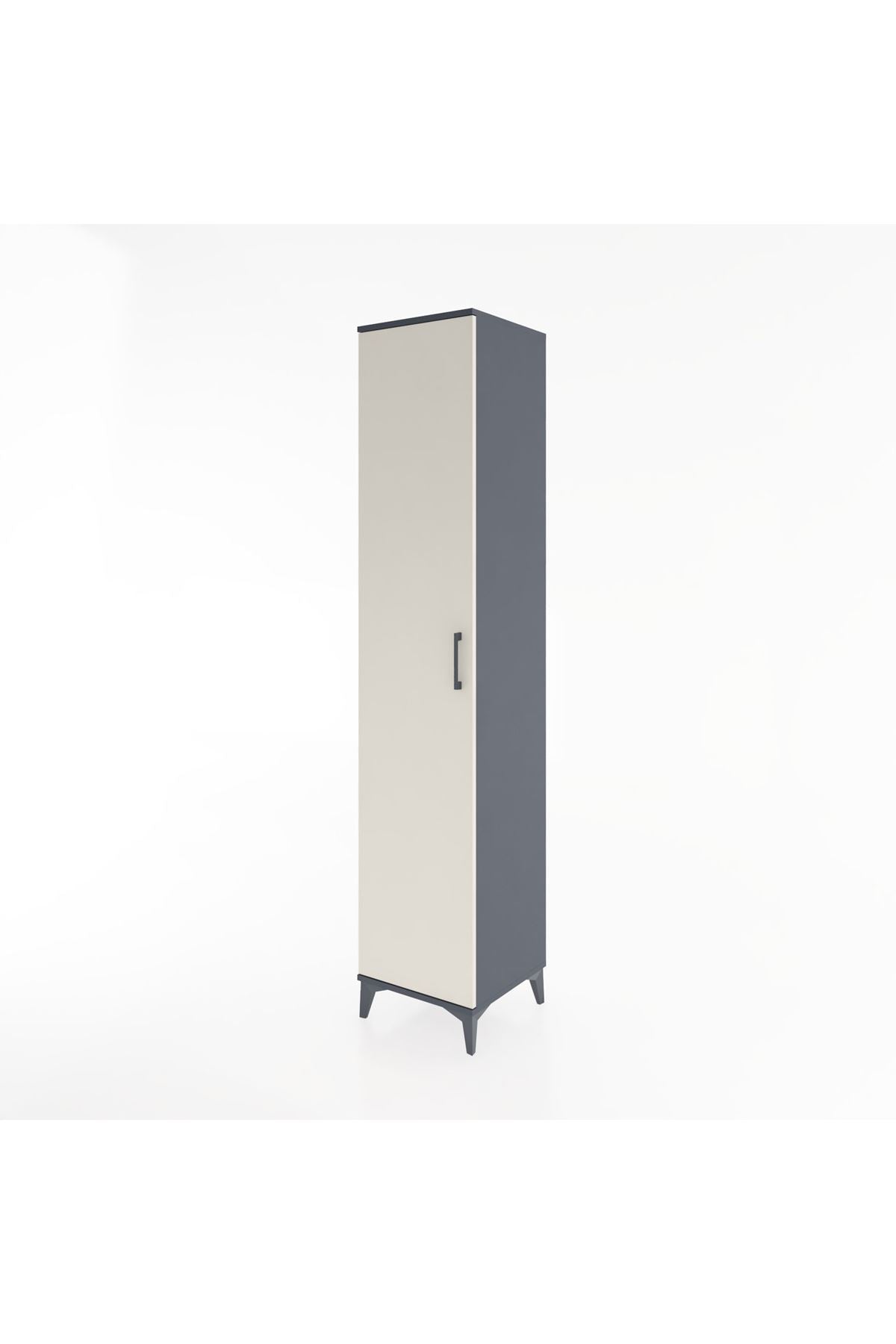 Hyperion Dolap 2 Raflı Tek Kapaklı Tek Askılı 44x44x221 - S61M002V4B