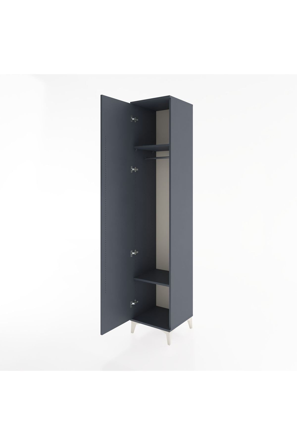 Hyperion Dolap 2 Raflı Tek Kapaklı Tek Askılı 44x44x221 - S61M002V5B