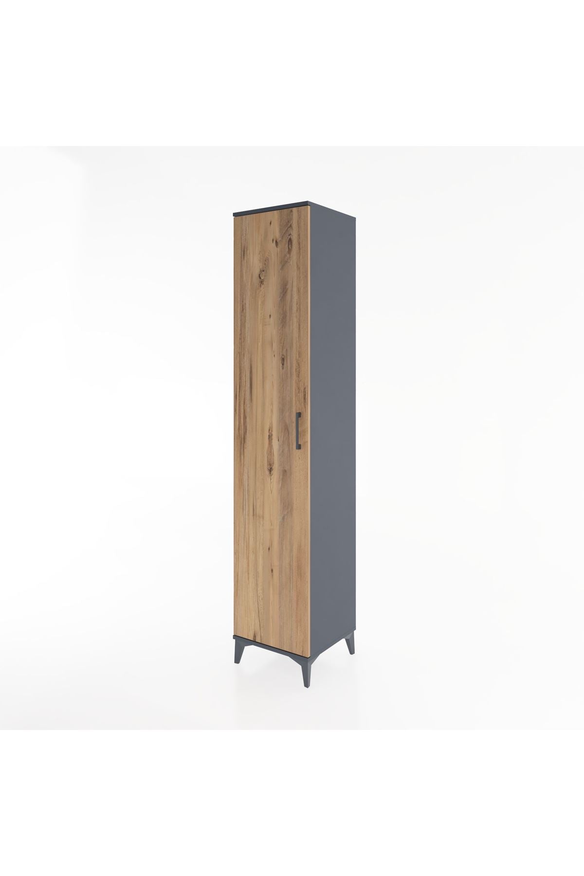 Hyperion Dolap 2 Raflı Tek Kapaklı Tek Askılı 44x44x221 - S61M002V6B
