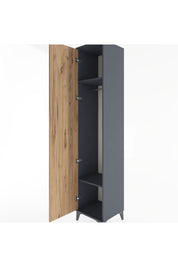 Hyperion Dolap 2 Raflı Tek Kapaklı Tek Askılı 44x44x221 - S61M002V6B