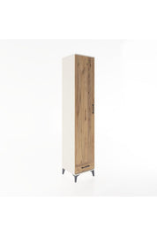 Hyperion Dolap 3 Raflı Tek Çekmeceli Tek Askılı 44x44x221 - S61M003V3B