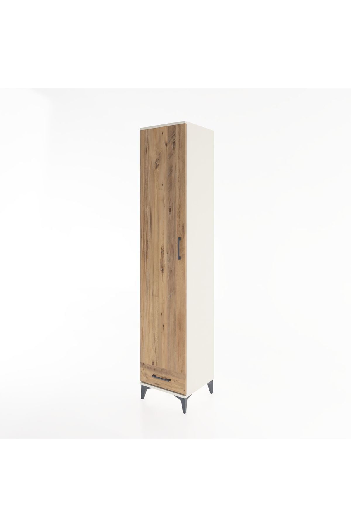 Hyperion Dolap 3 Raflı Tek Çekmeceli Tek Askılı 44x44x221 - S61M003V3B