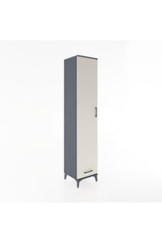 Hyperion Dolap 3 Raflı Tek Çekmeceli Tek Askılı 44x44x221 - S61M003V4B