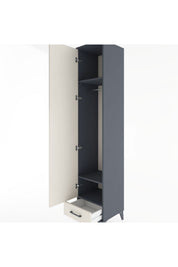 Hyperion Dolap 3 Raflı Tek Çekmeceli Tek Askılı 44x44x221 - S61M003V4B