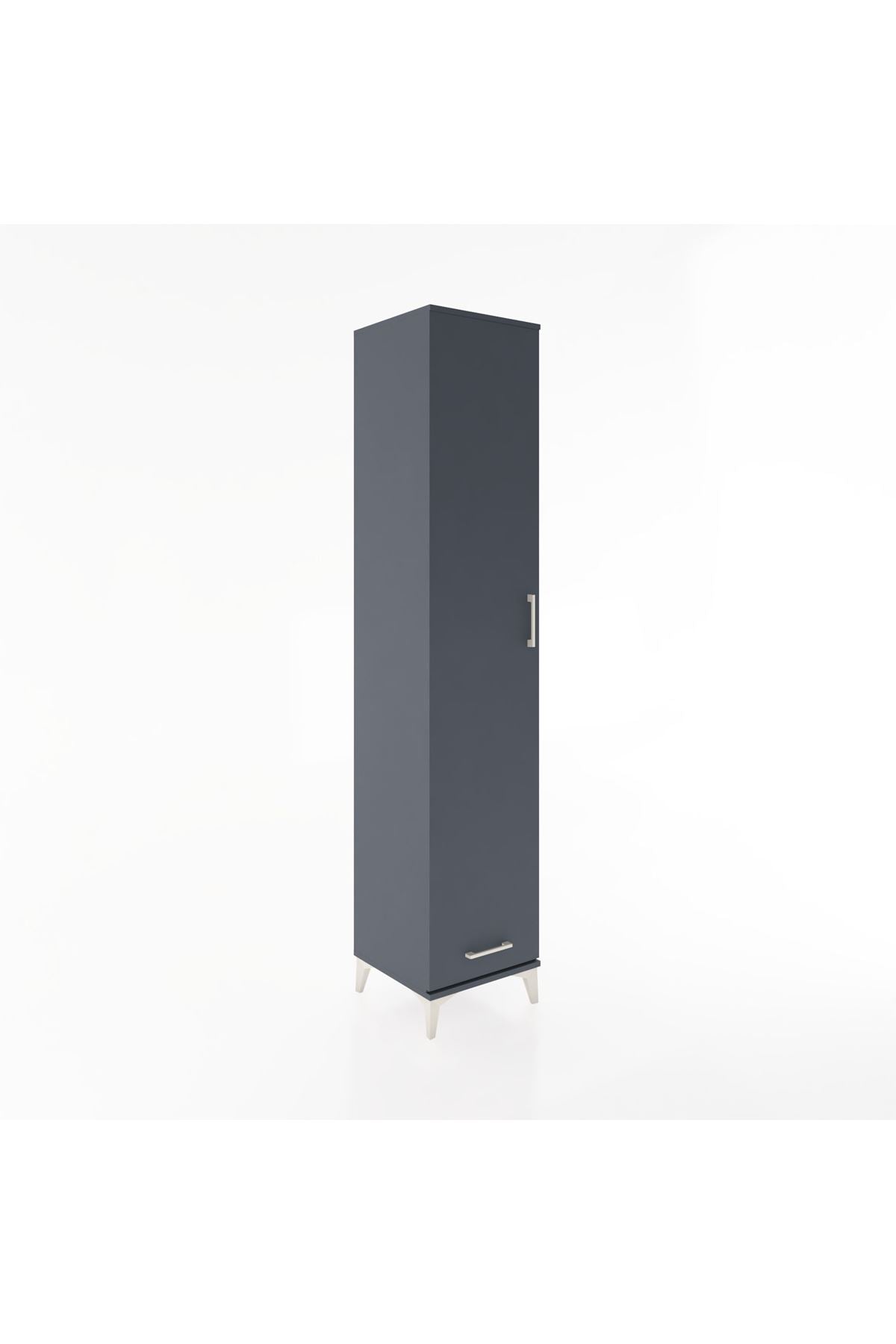 Hyperion Dolap 3 Raflı Tek Çekmeceli Tek Askılı 44x44x221 - S61M003V5B