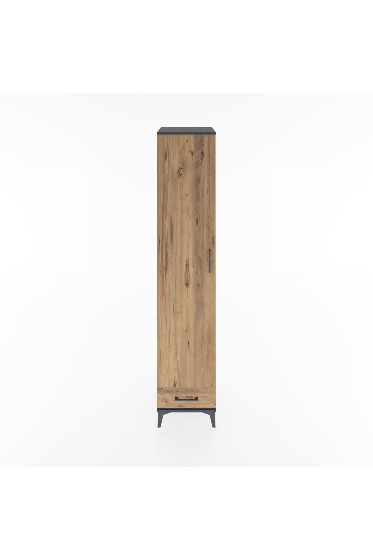 Hyperion Dolap 3 Raflı Tek Çekmeceli Tek Askılı 44x44x221 - S61M003V6B